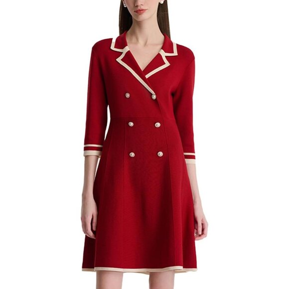 3/4 Sleeve Knit MiniDresses for Women's